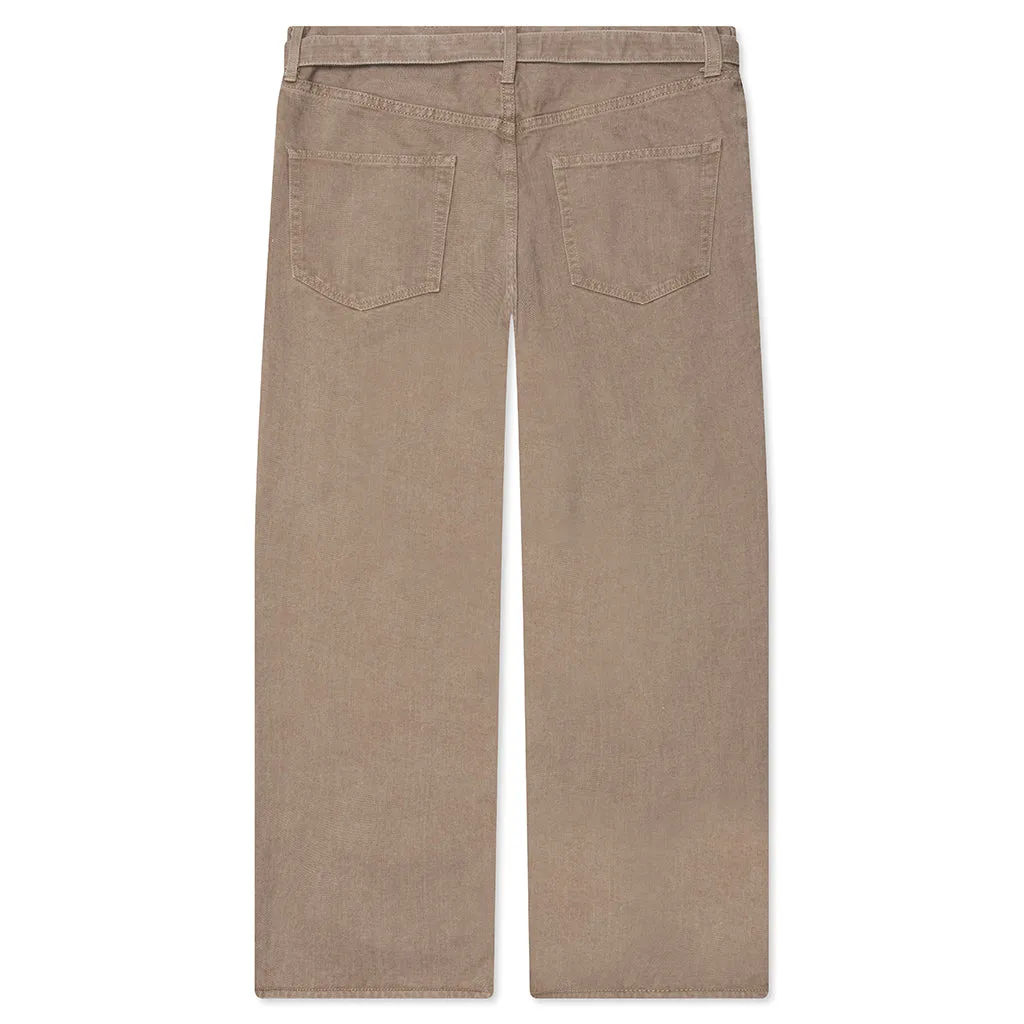 Belted Jeans - Beige
