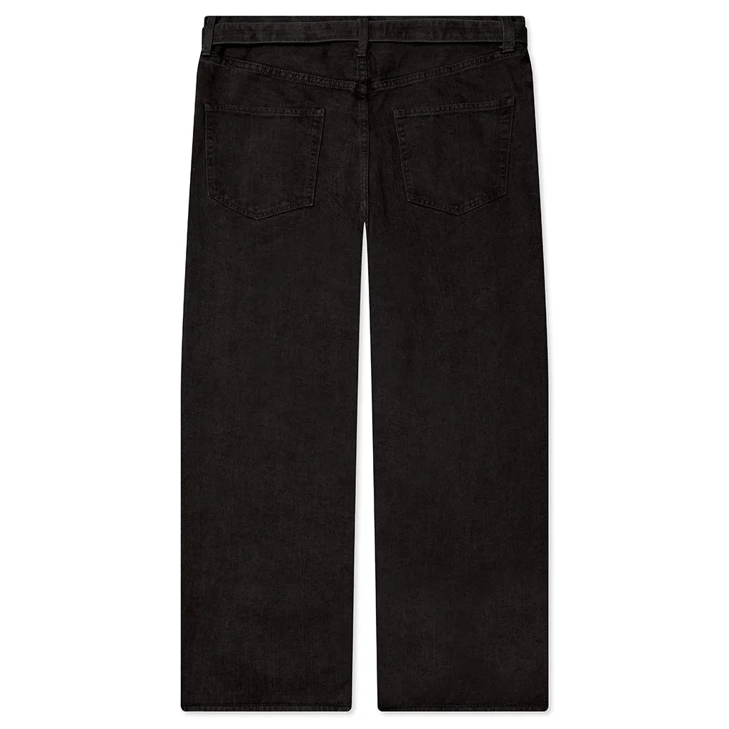 Belted Jeans - Gray