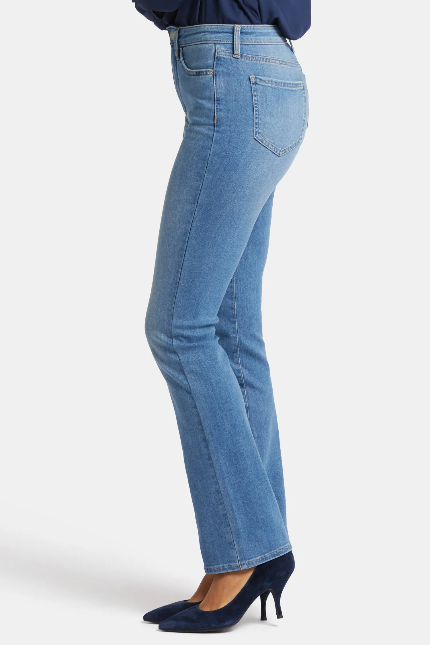 Billie Mini Bootcut Jeans In Petite - Water Canyon