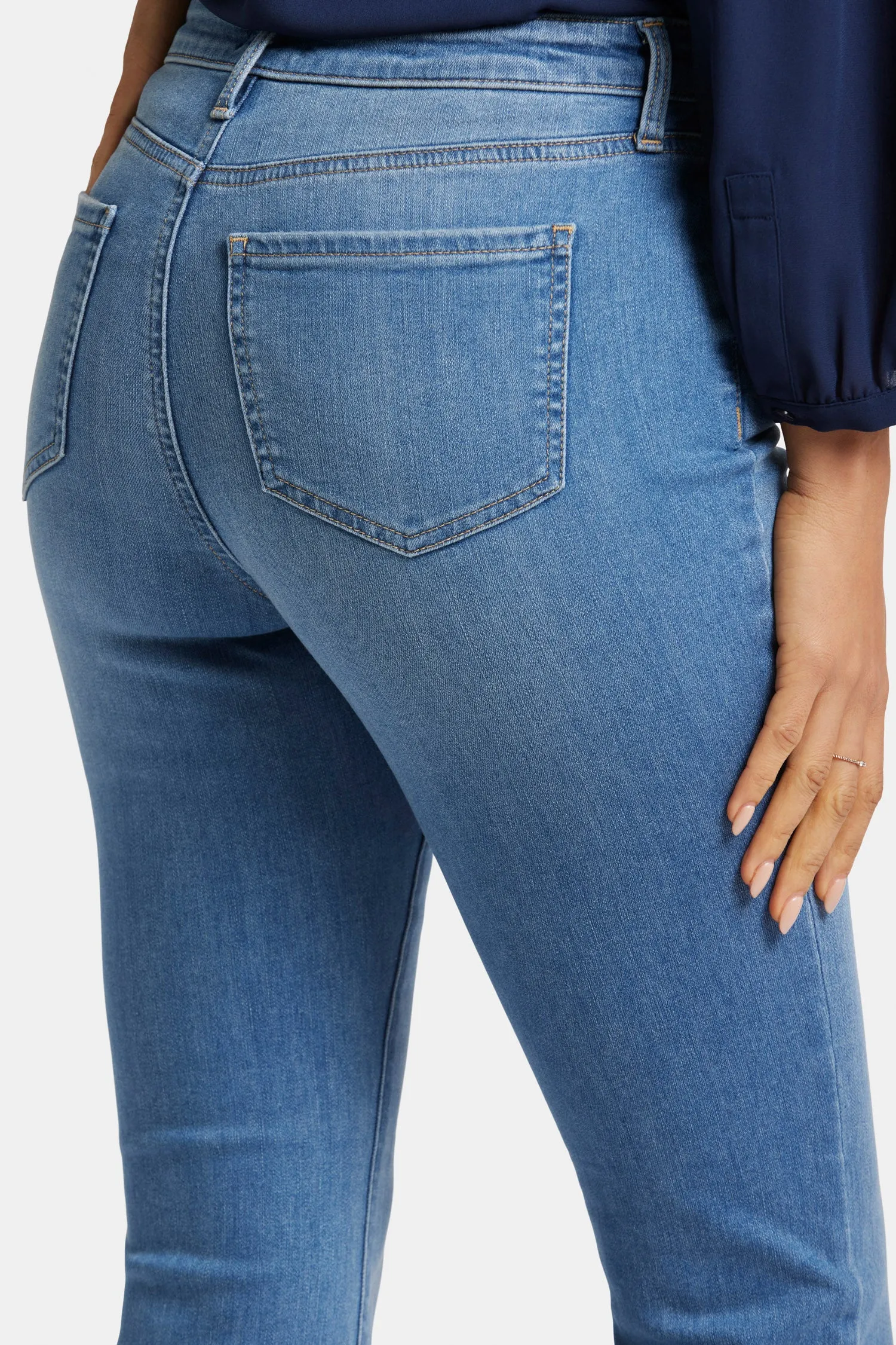 Billie Mini Bootcut Jeans In Petite - Water Canyon