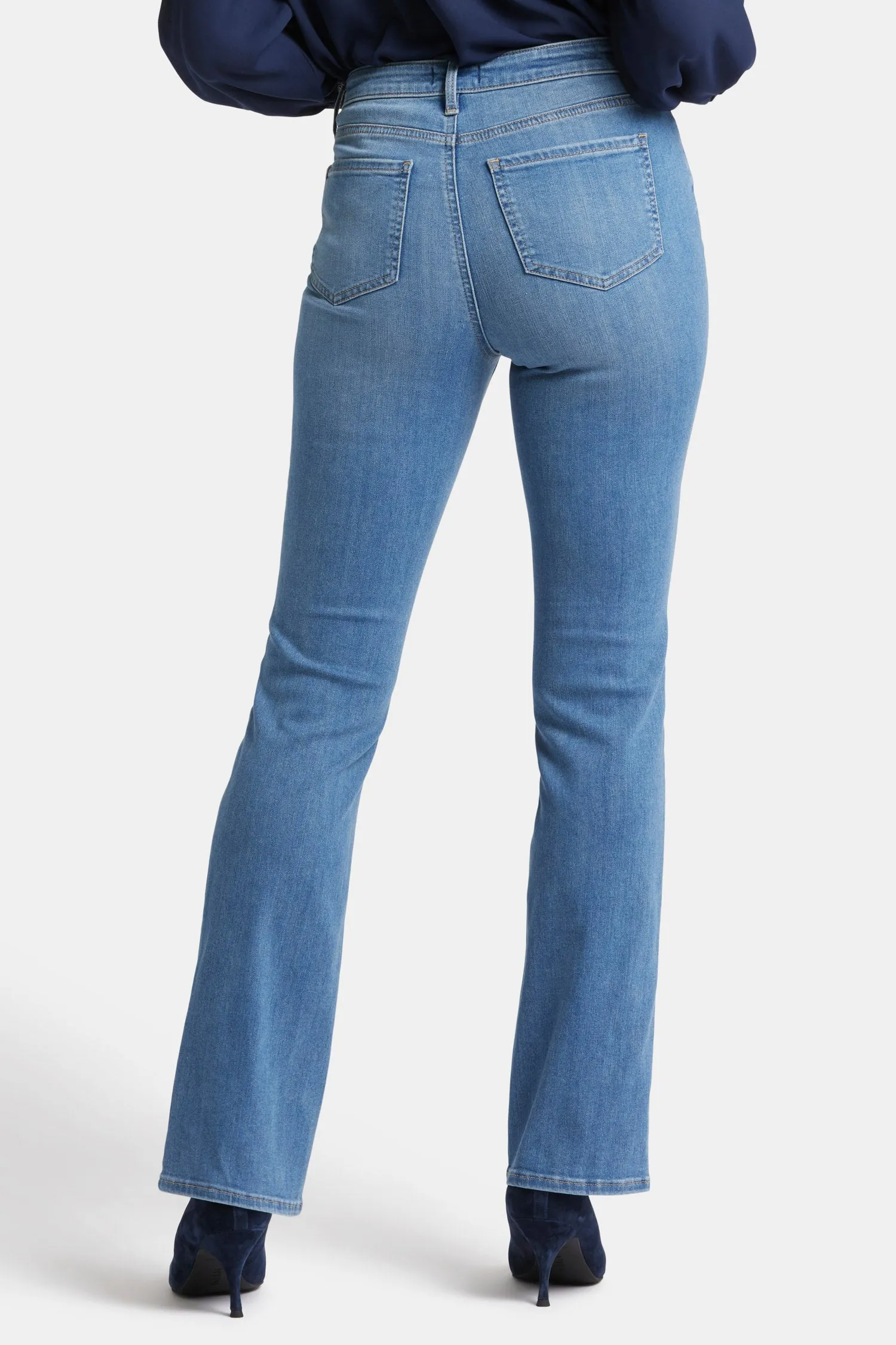 Billie Mini Bootcut Jeans In Petite - Water Canyon