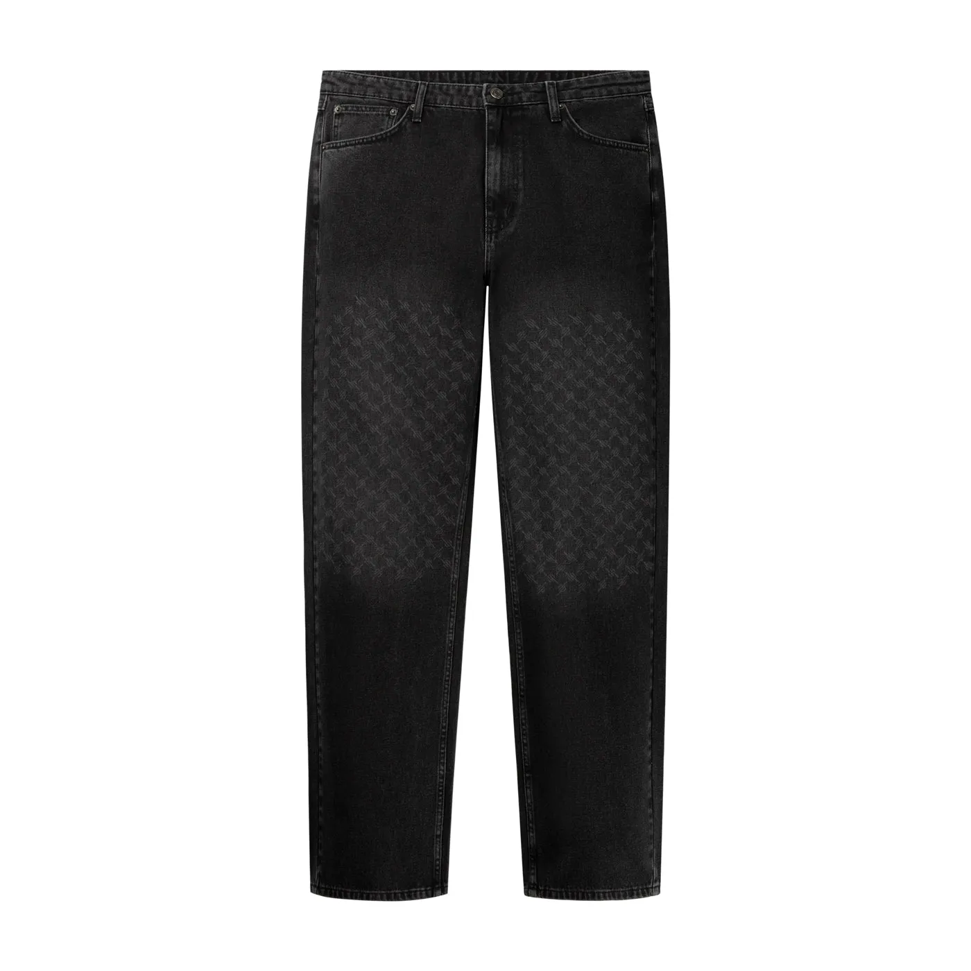 Black Amba Monogram Jeans