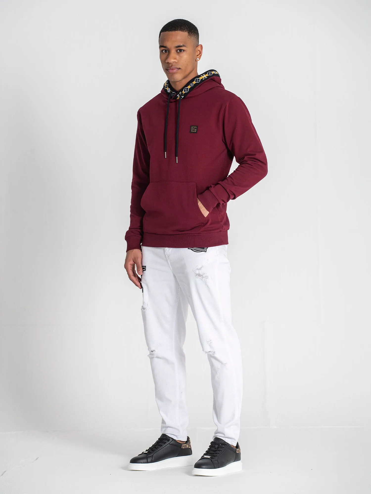 Burgundy Trail Hoodie