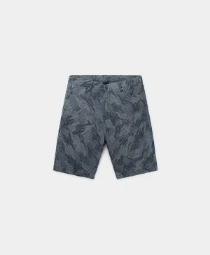 Camo Monogram Jeans Shorts