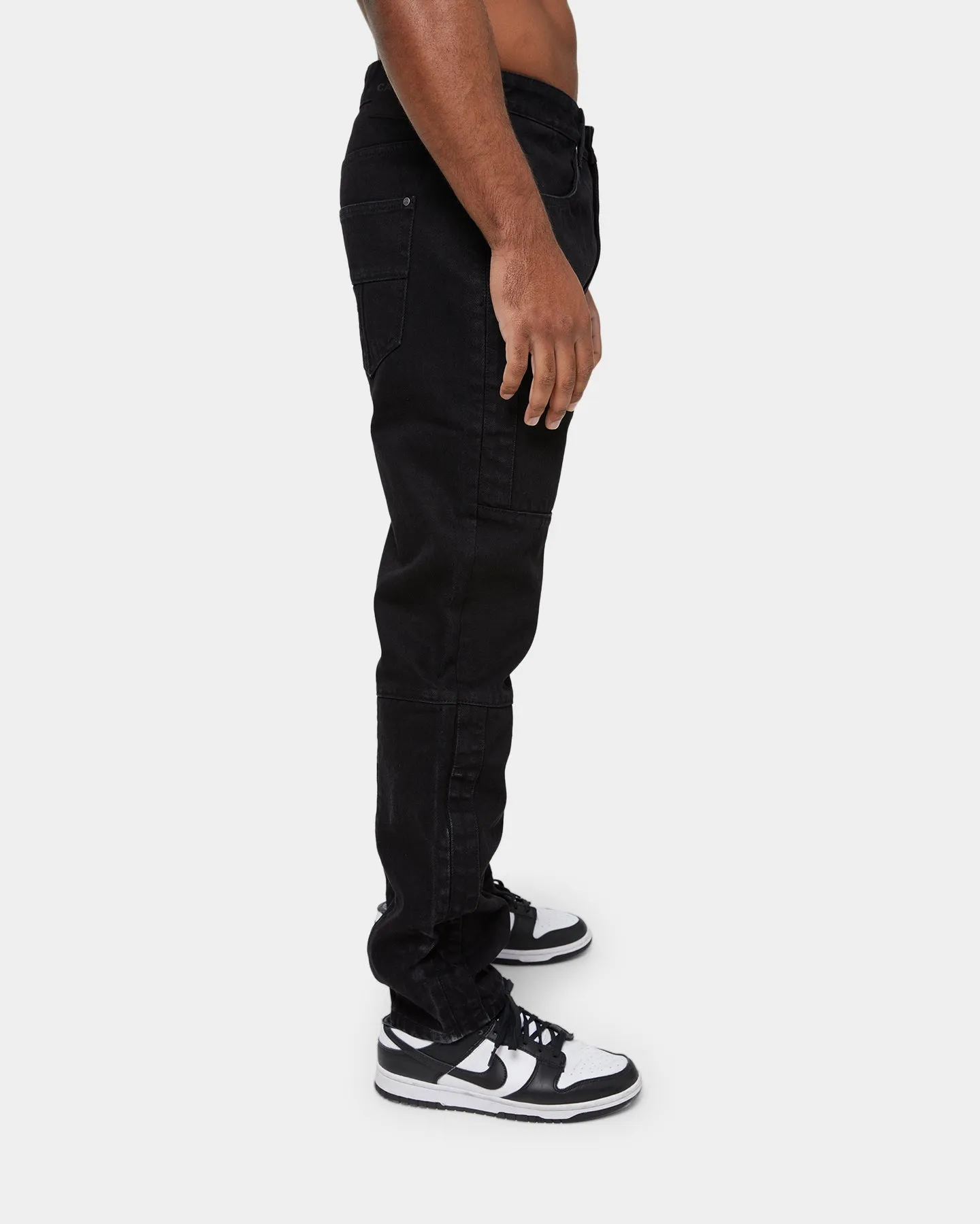 Carre Simplicite Panel Slim Jeans Black