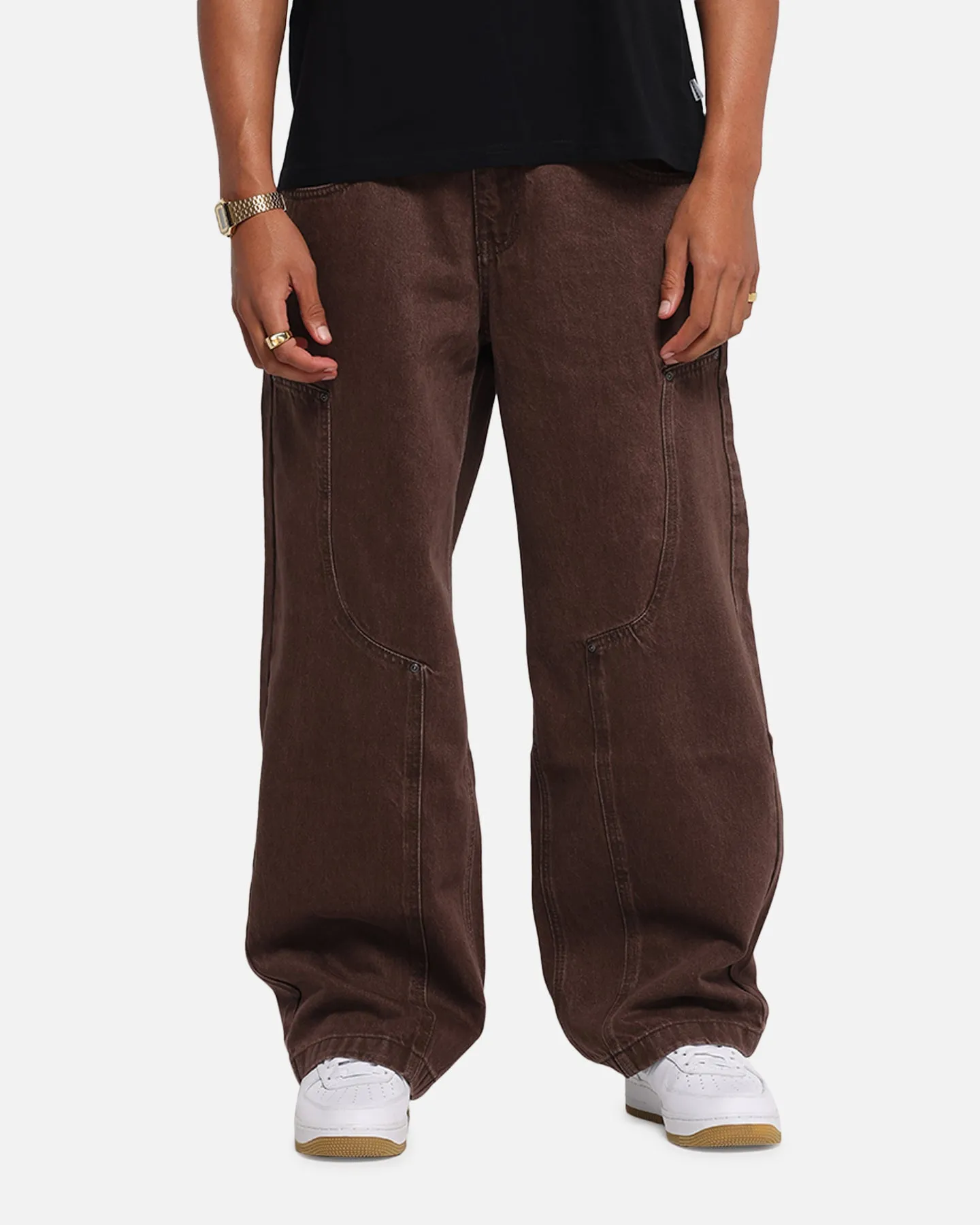 Carre Weathergear Carpenter Jeans Brown