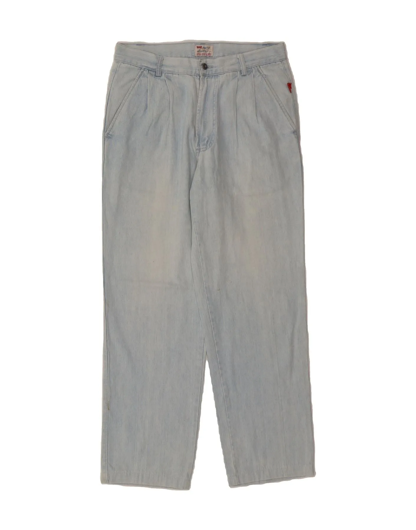 CARRERA Womens Pegged Straight Jeans W34 L30 Blue Cotton