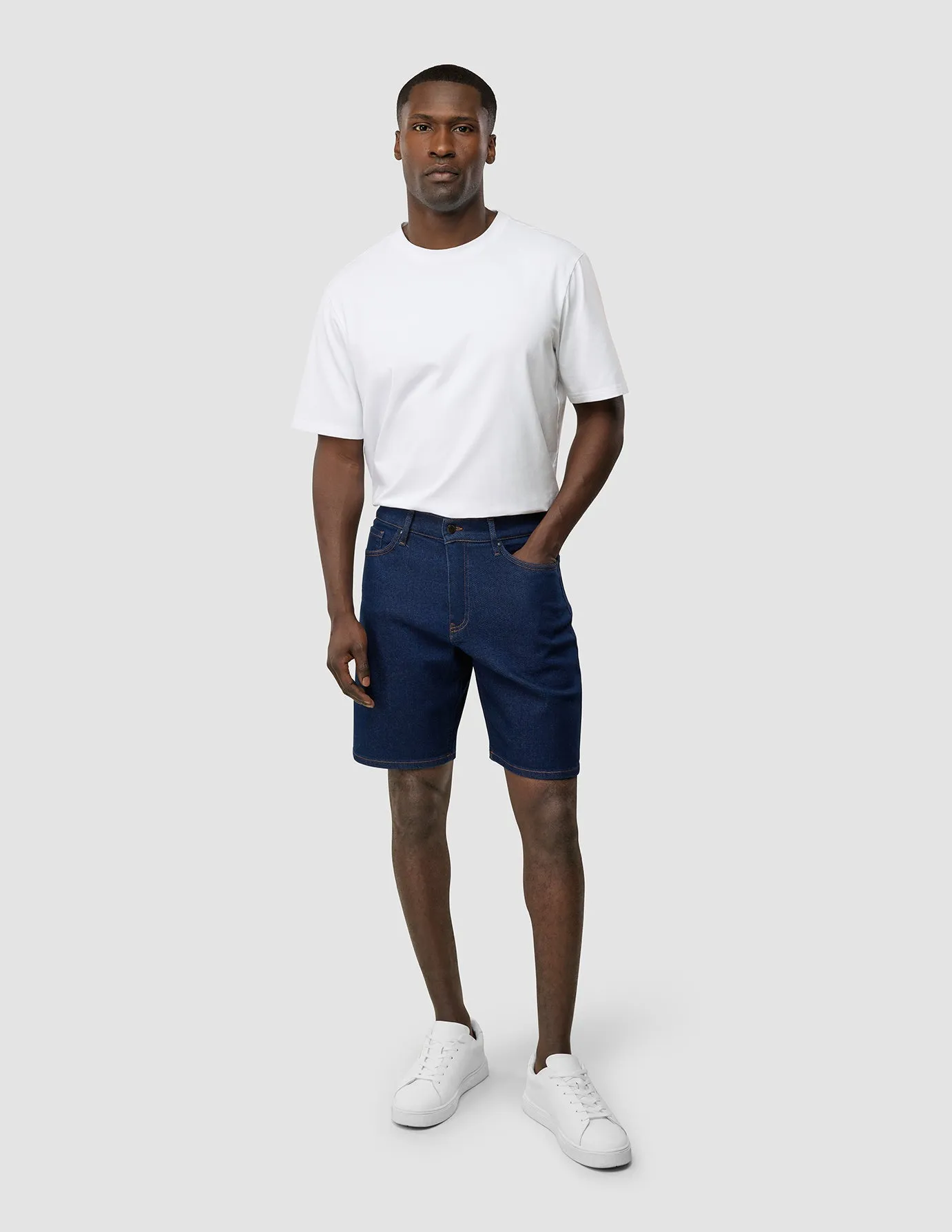 Classic Denim Shorts Midnight Blue