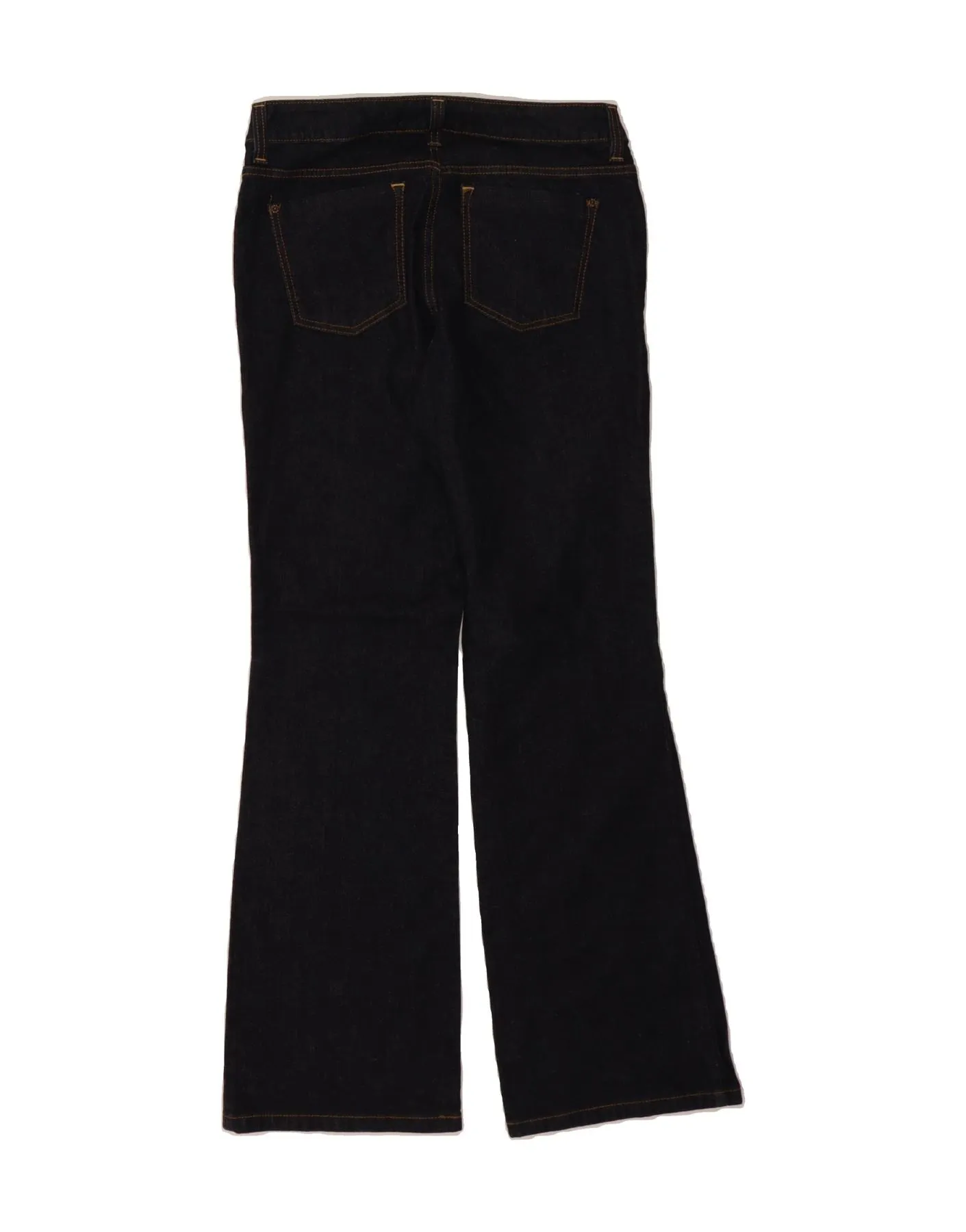 DKNY Womens Flared Jeans US 12 Large W30 L32 Navy Blue