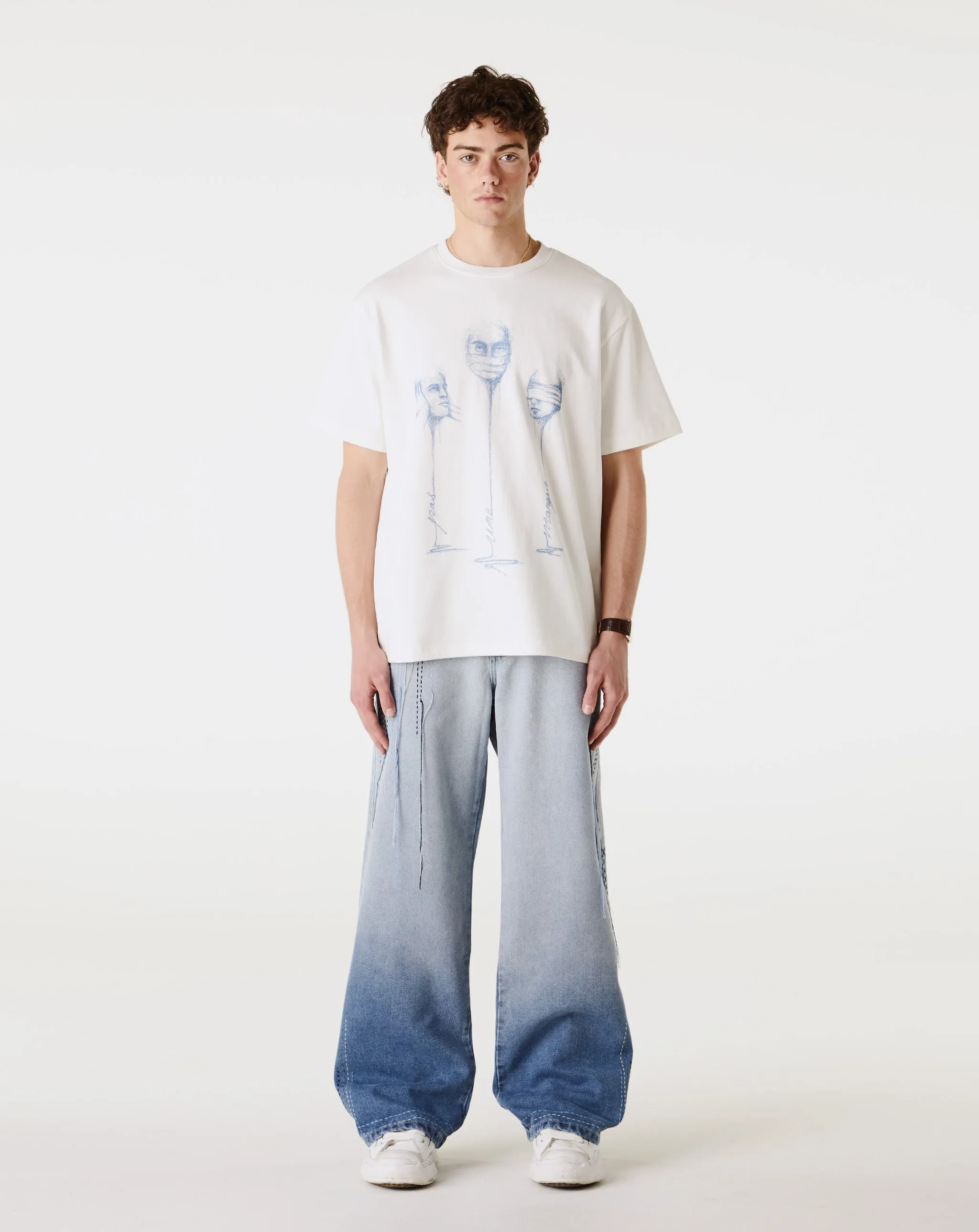 Embroidery Of Disruption Denim