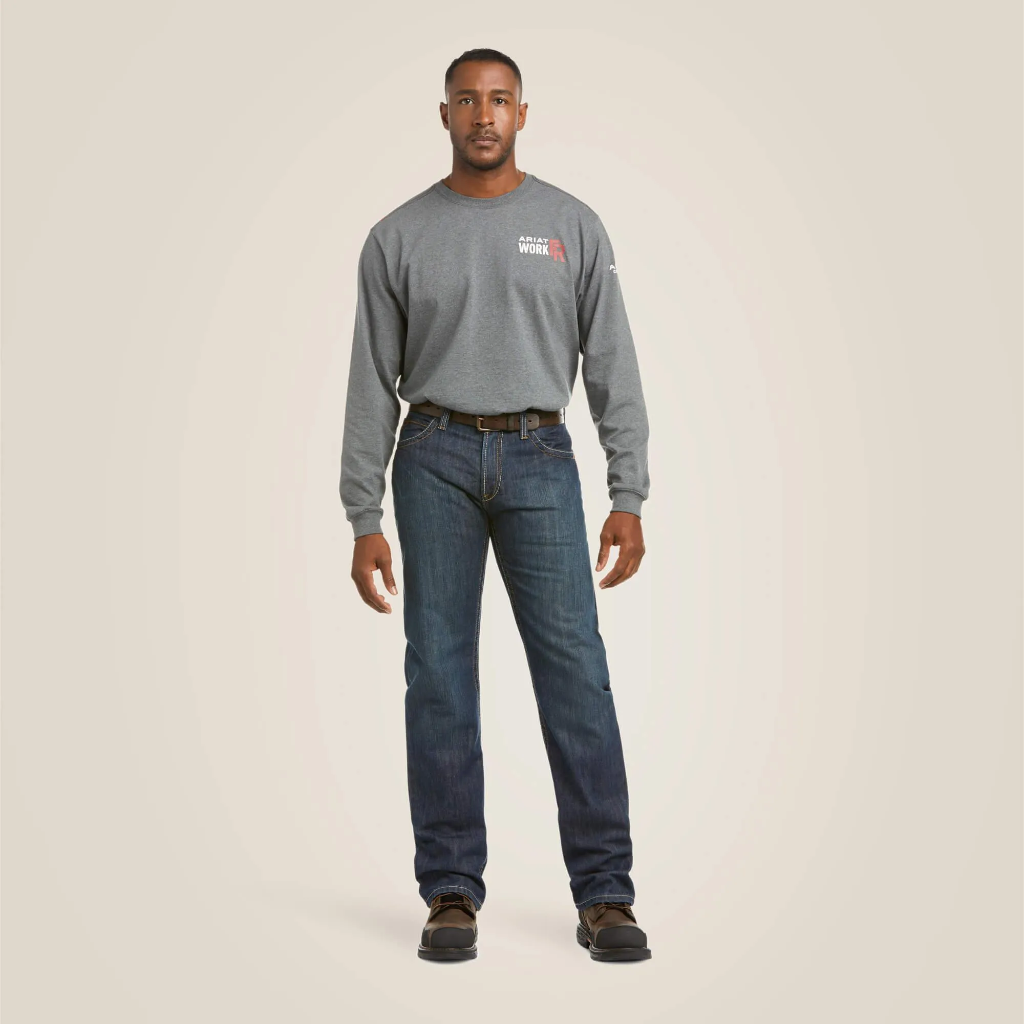 FR M4 Relaxed Basic Boot Cut Jean - Shale