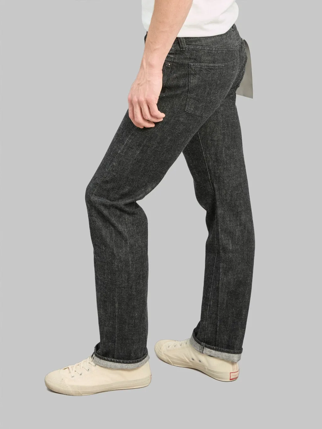 Fullcount 1108BK 13.7oz Slim Straight Black Jeans
