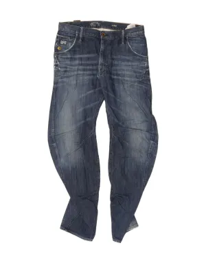 G-STAR Mens Banana Slim Jeans W33 L34 Blue Cotton