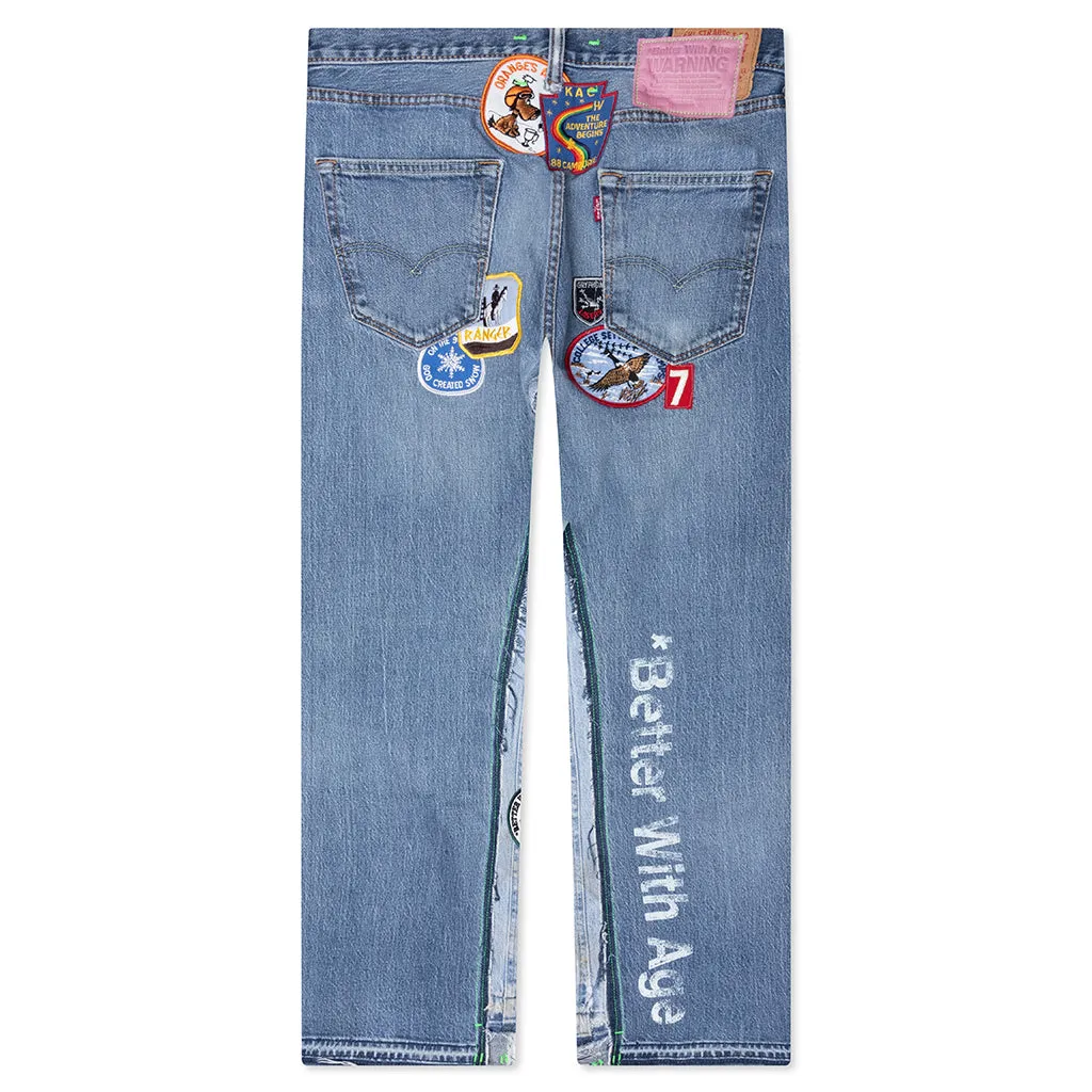 Gentlemen's Denim Pants - Indigo