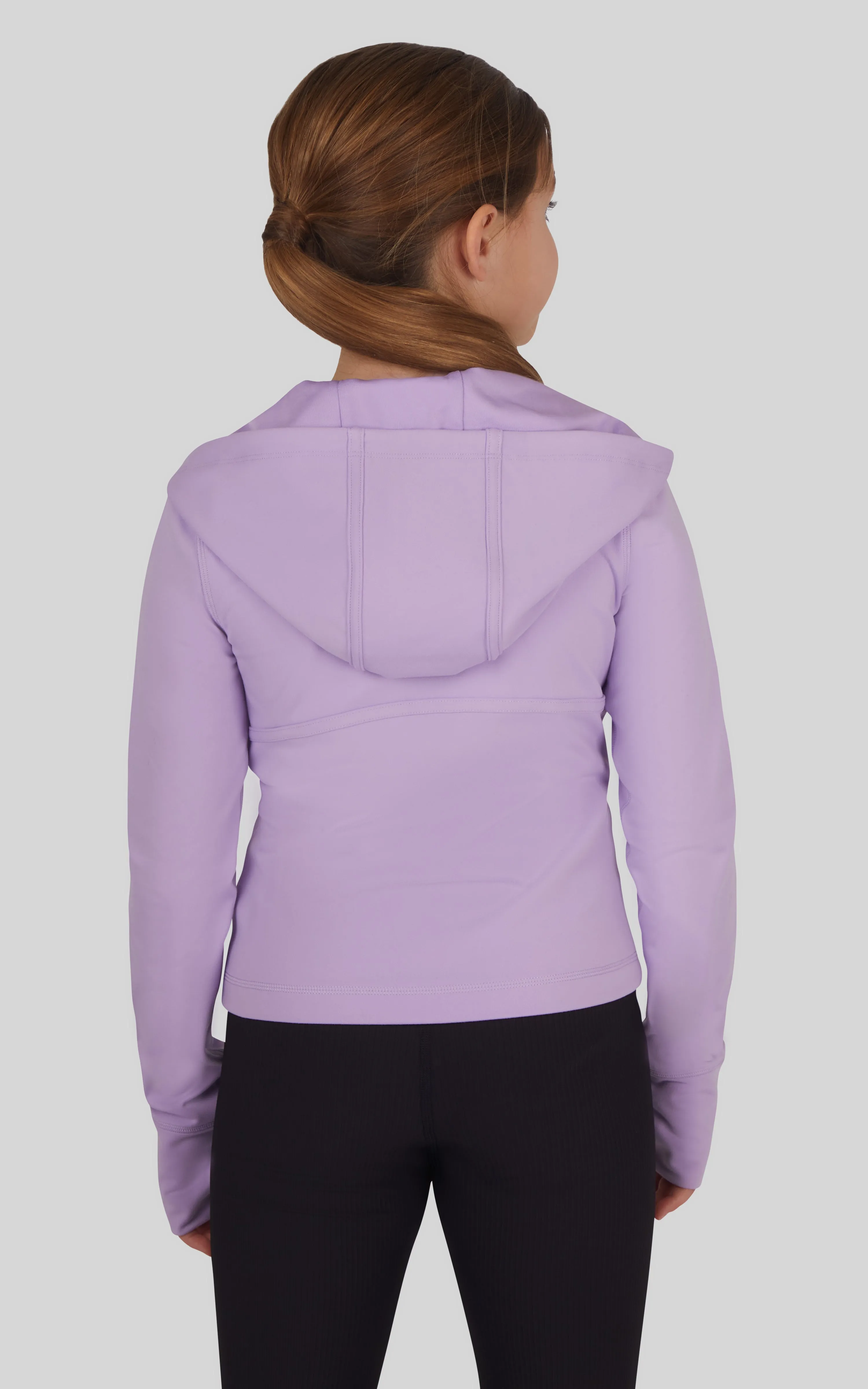 Girls Lux Full Zip Hooded Jacket