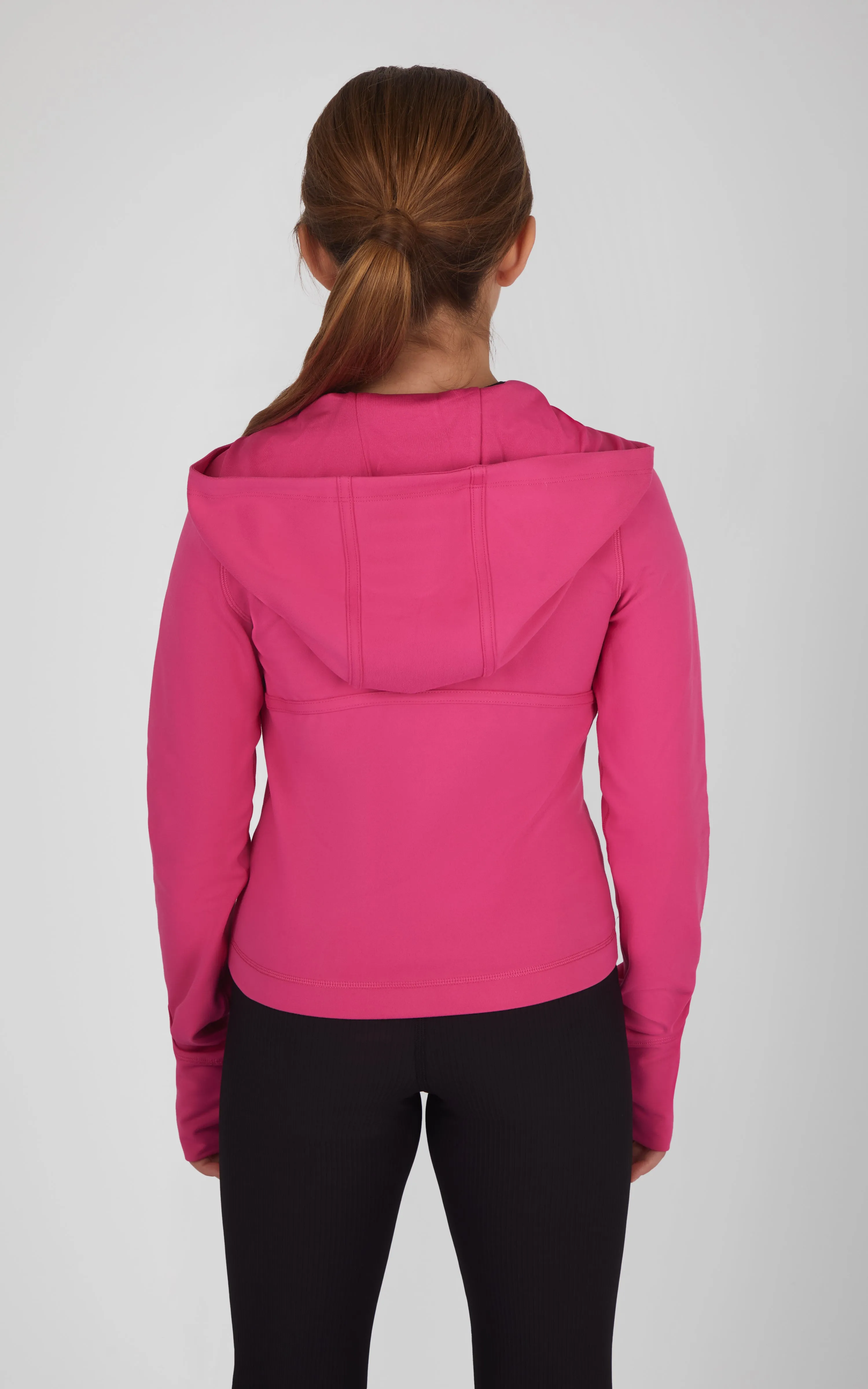 Girls Lux Full Zip Hooded Jacket