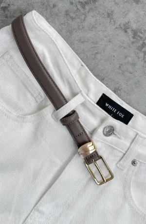 Hudson Belt Stone/Gold