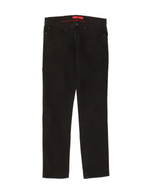HUGO BOSS Womens Straight Jeans W32 L31 Black
