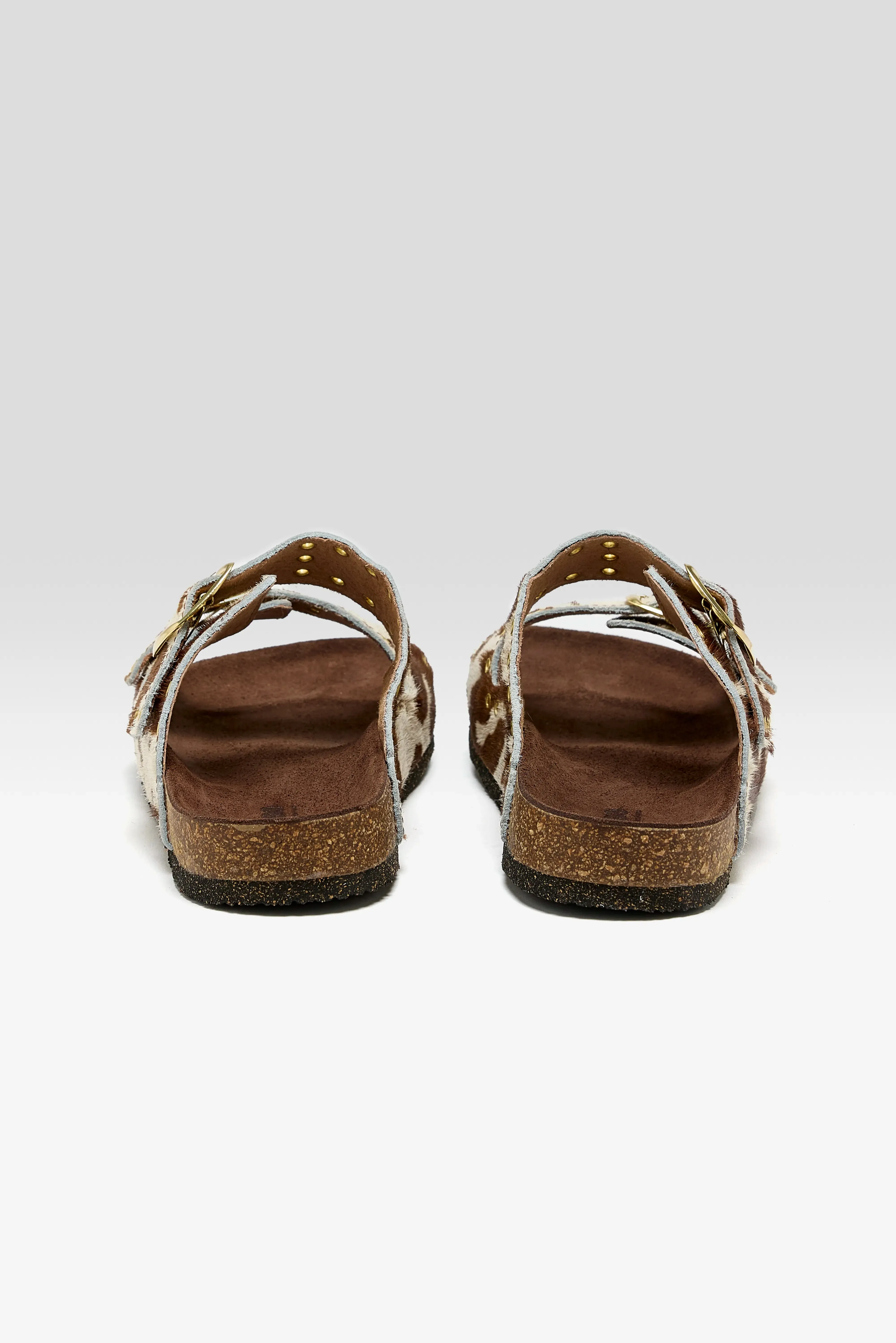 Œillet Leather Sandals (251 / W / MARRON)