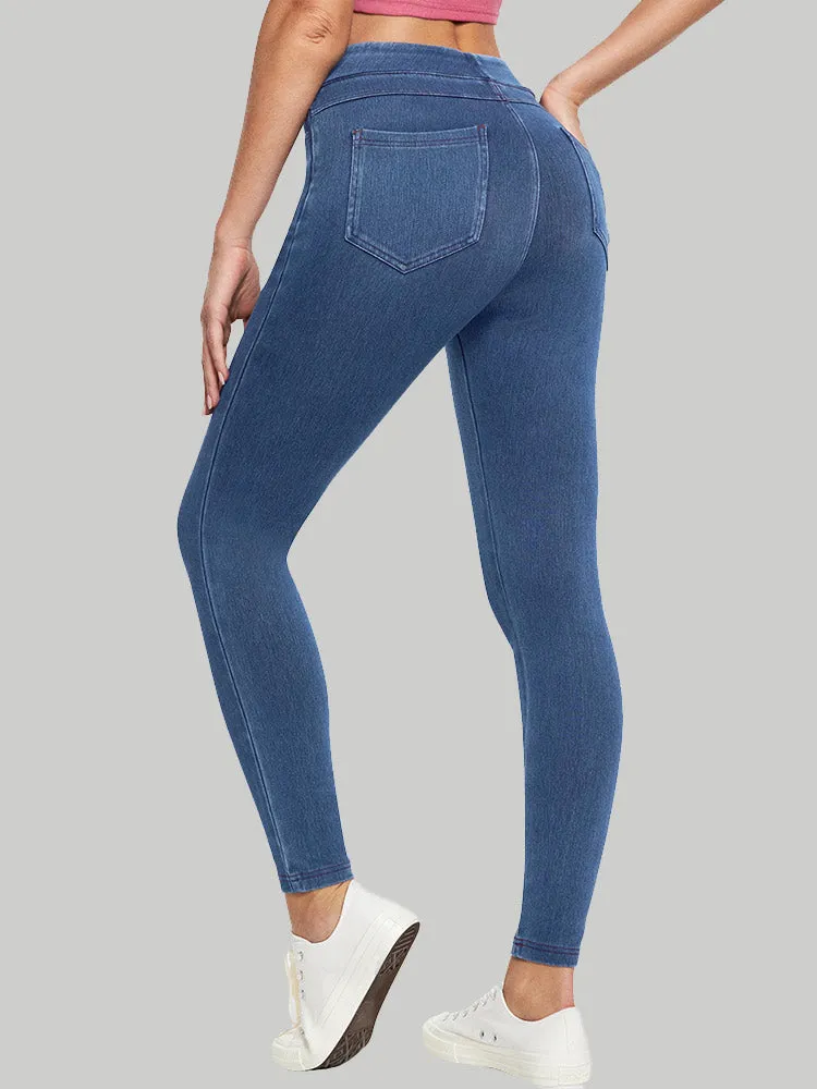 IUGA FlexDenim® High Waist Stretchy Knit Jeggings for Women