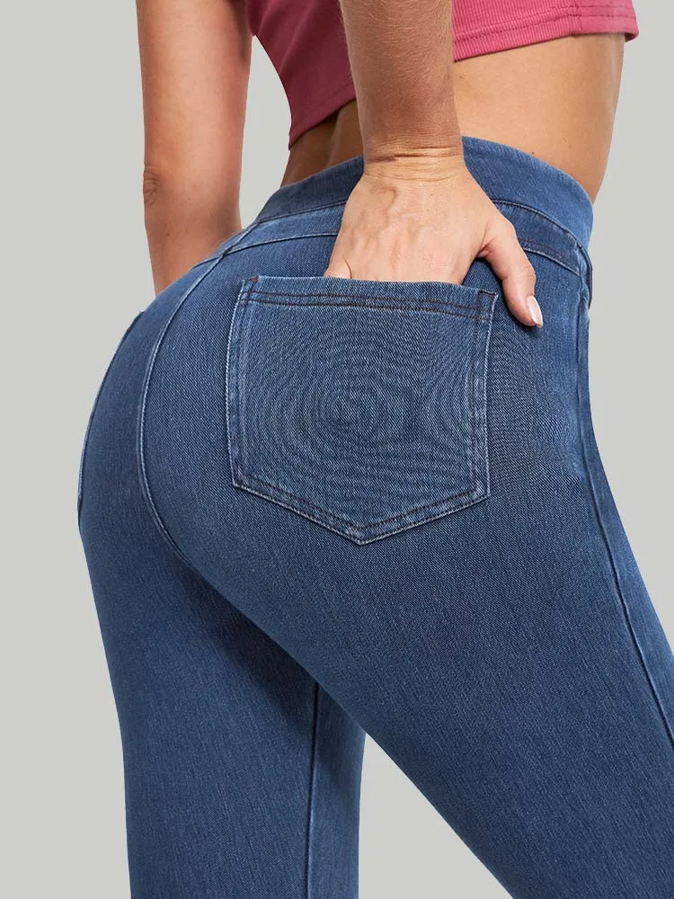 IUGA FlexDenim® High Waist Stretchy Knit Jeggings for Women