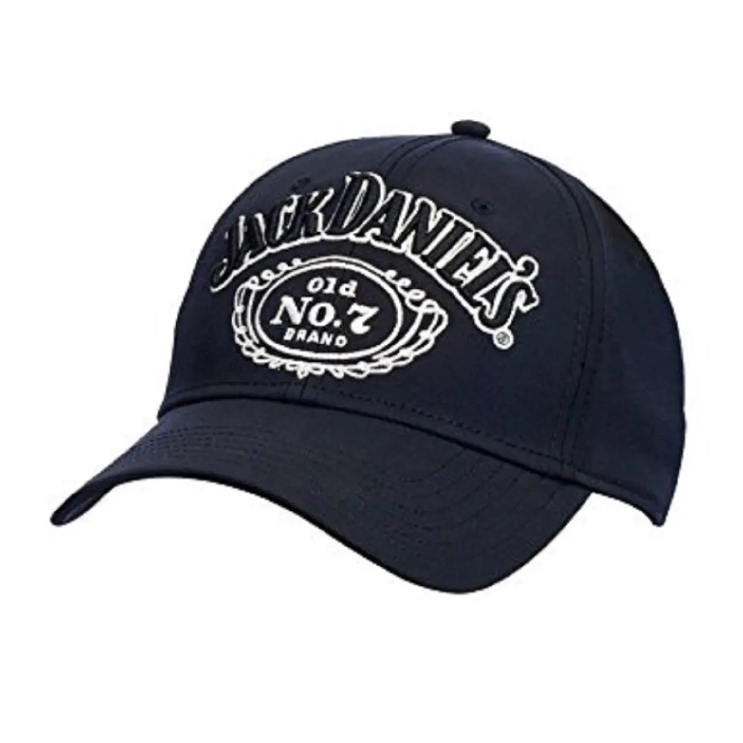 Jack Daniels Old No.7 Embroidered Black (JD77-117) - Trucker Cap