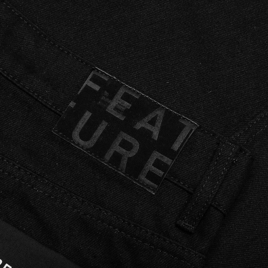 Jacob Tapered Denim - Jet Black