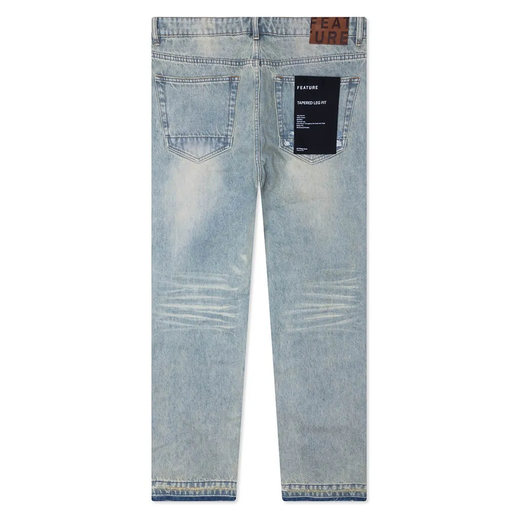 Jacob Tapered Denim - Vintage Light Blue