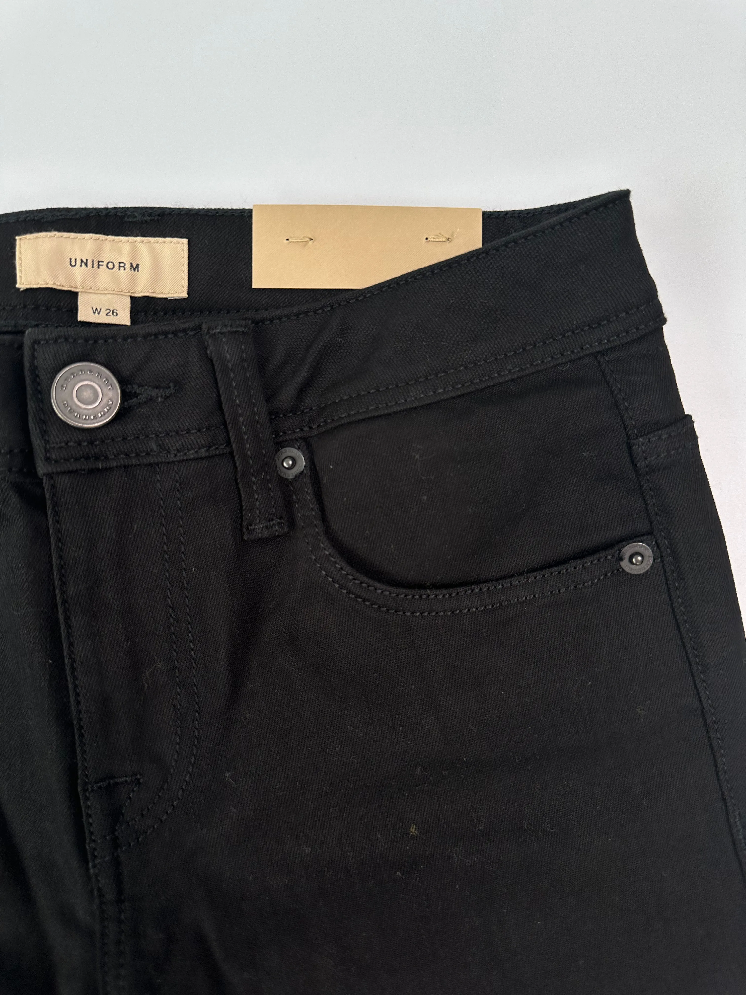Jeans Neri Slim Fit In Denim Stretch