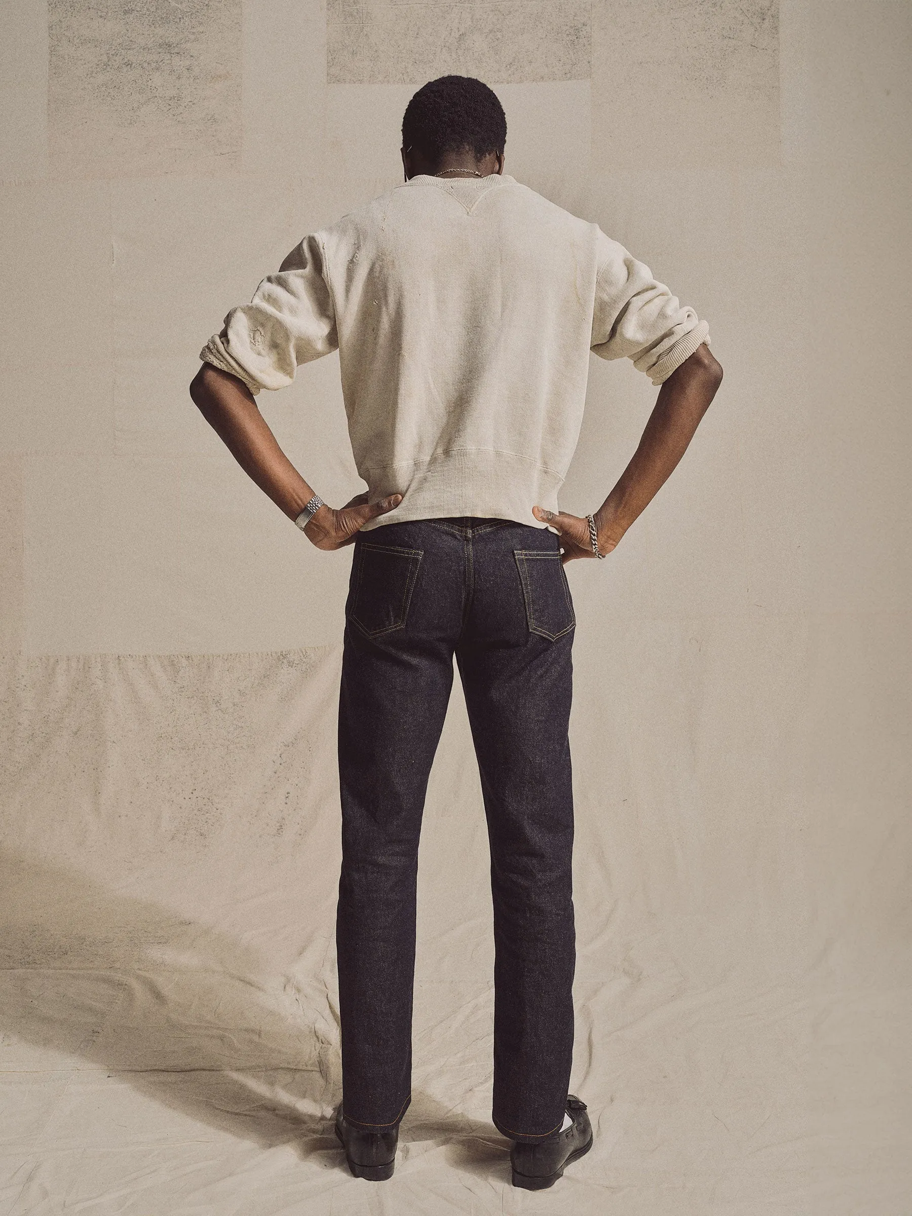 J.PRESS x BUCK MASON 5 POCKET JAPANESE DENIM JEANS - BLUE