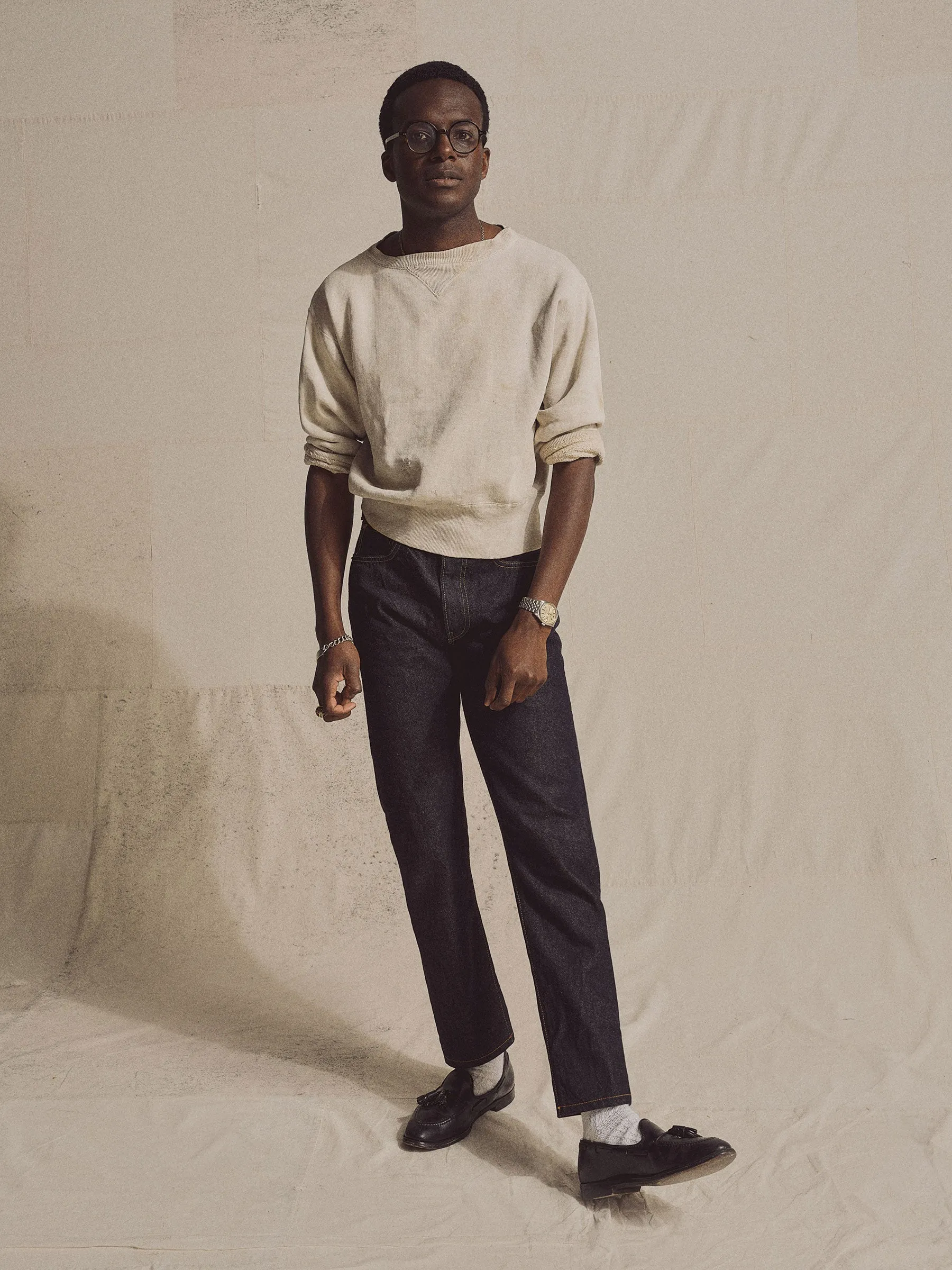 J.PRESS x BUCK MASON 5 POCKET JAPANESE DENIM JEANS - BLUE