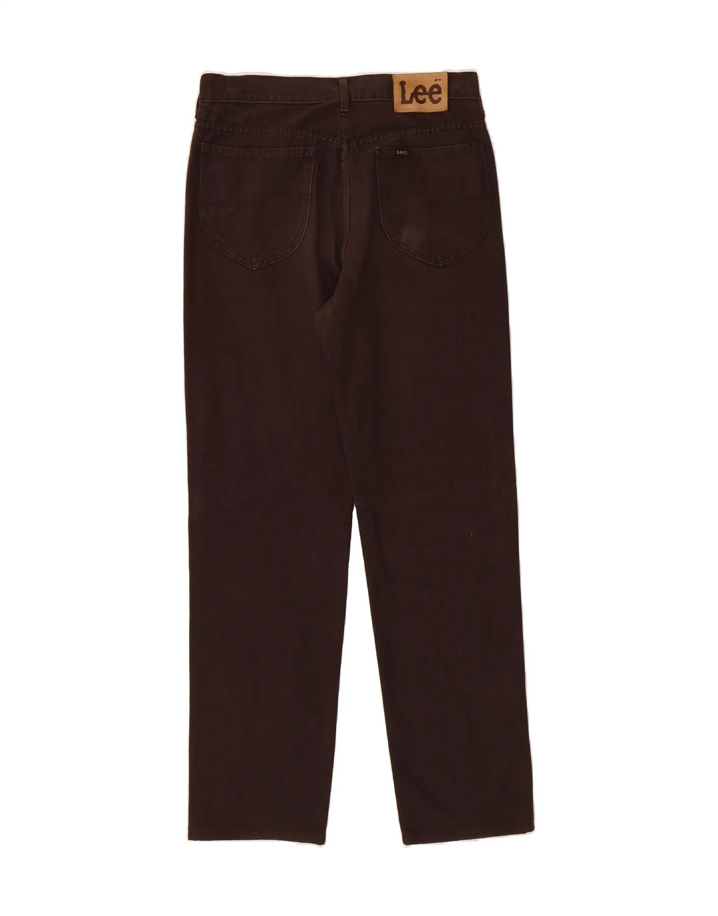 LEE Mens Chicago Straight Jeans W33 L31 Brown Cotton