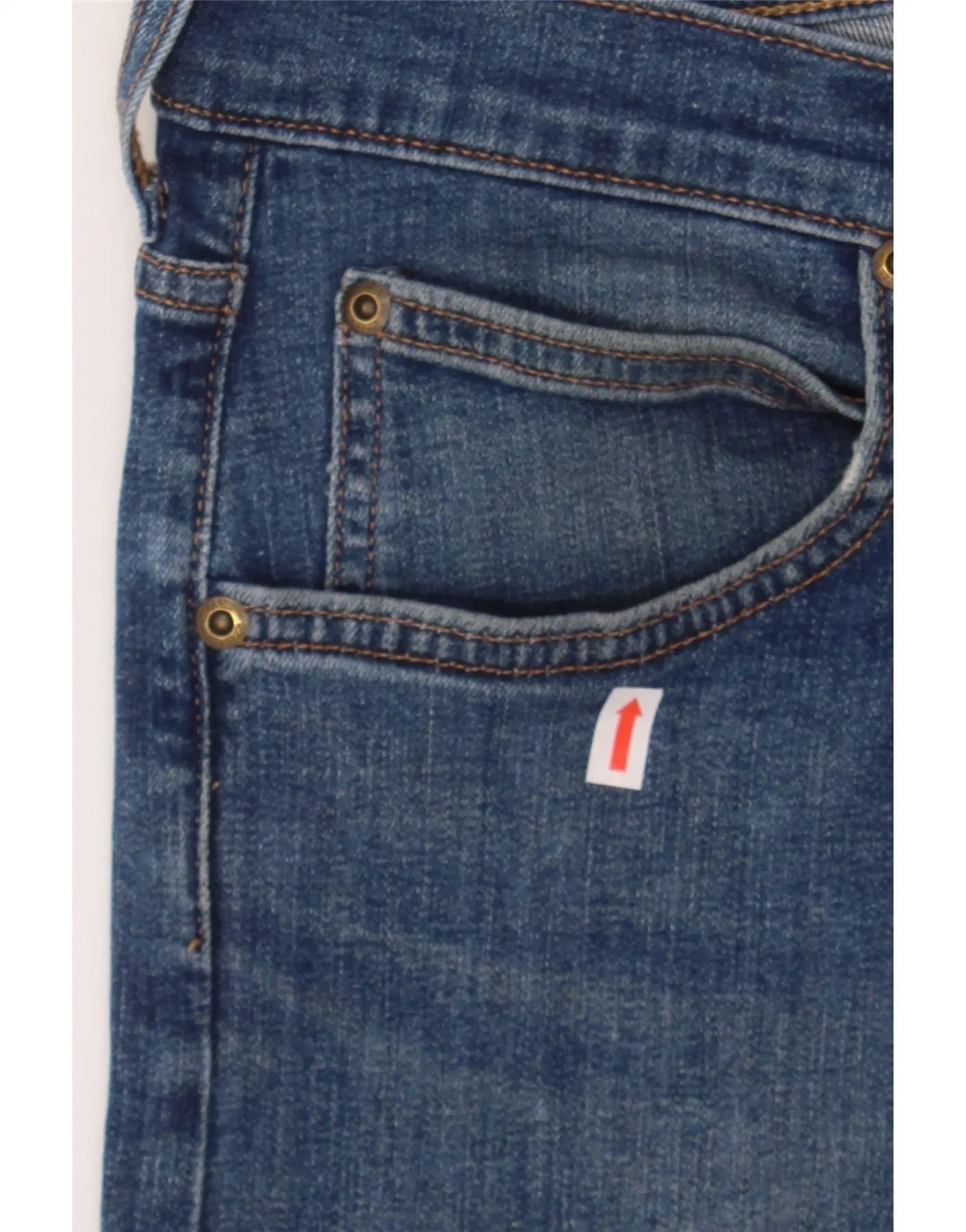 LEE Mens Daren Zip Fly Slim Jeans W31 L32 Navy Blue Cotton