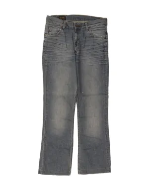 LEE Mens REED Straight Jeans W34 L31 Blue Cotton