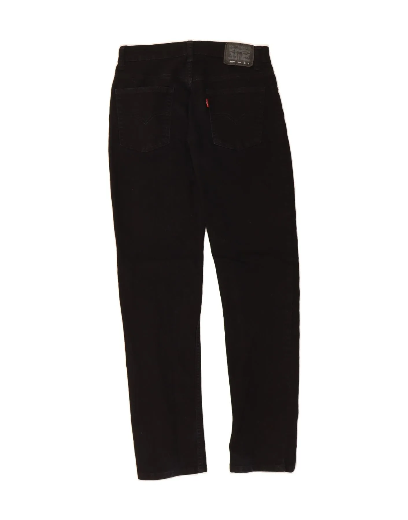 LEVI'S Boys 502 Regular Tapered Jeans 15-16 Years W28 L30 Black Cotton