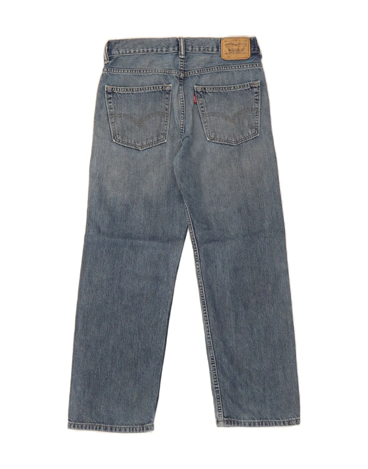 LEVI'S Boys 550 Relaxed Fit Straight Jeans 15-16 Years W28 L28 Blue Cotton