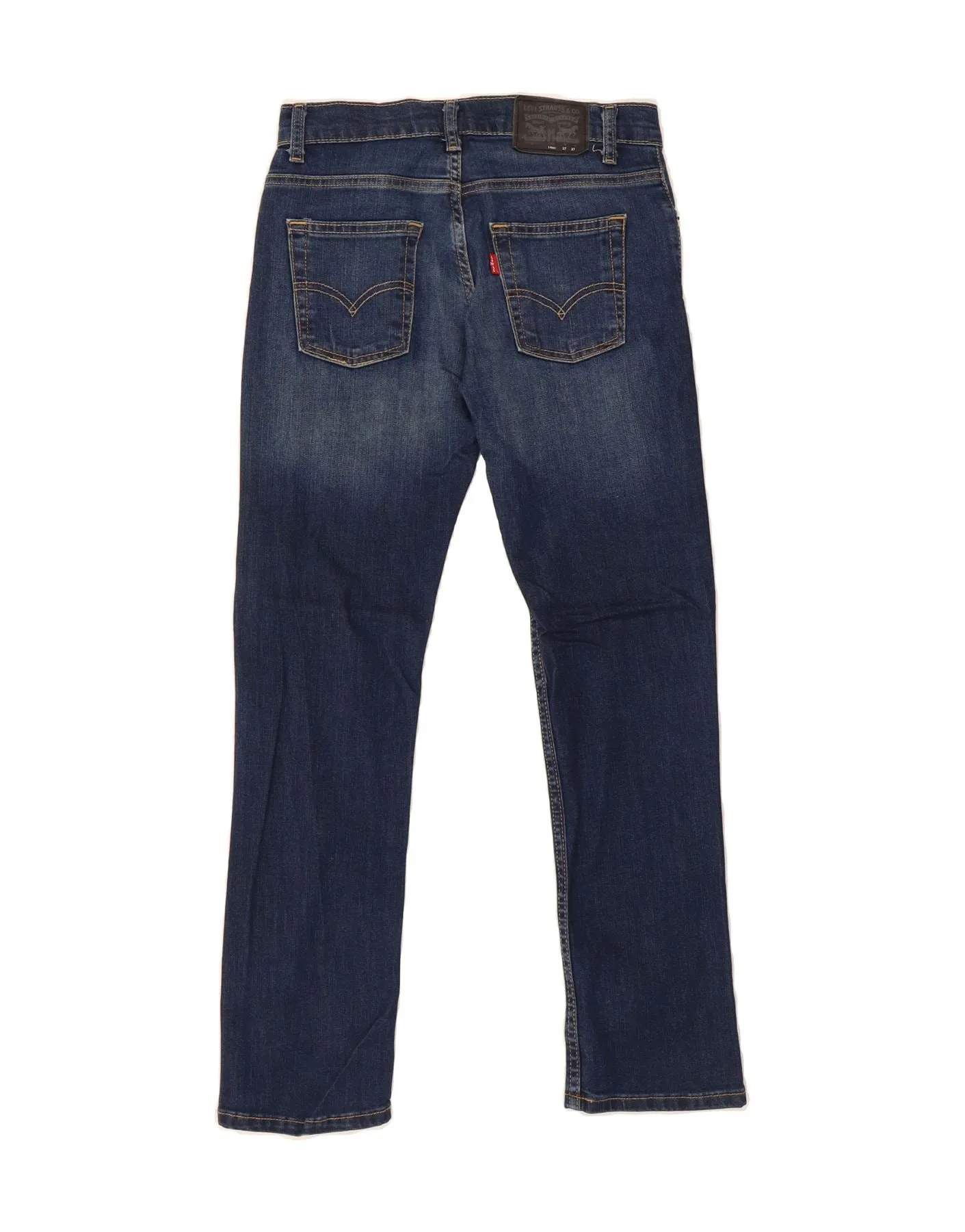 LEVI'S Girls 511 Slim Jeans 13-14 Years W27 L27 Navy Blue Cotton