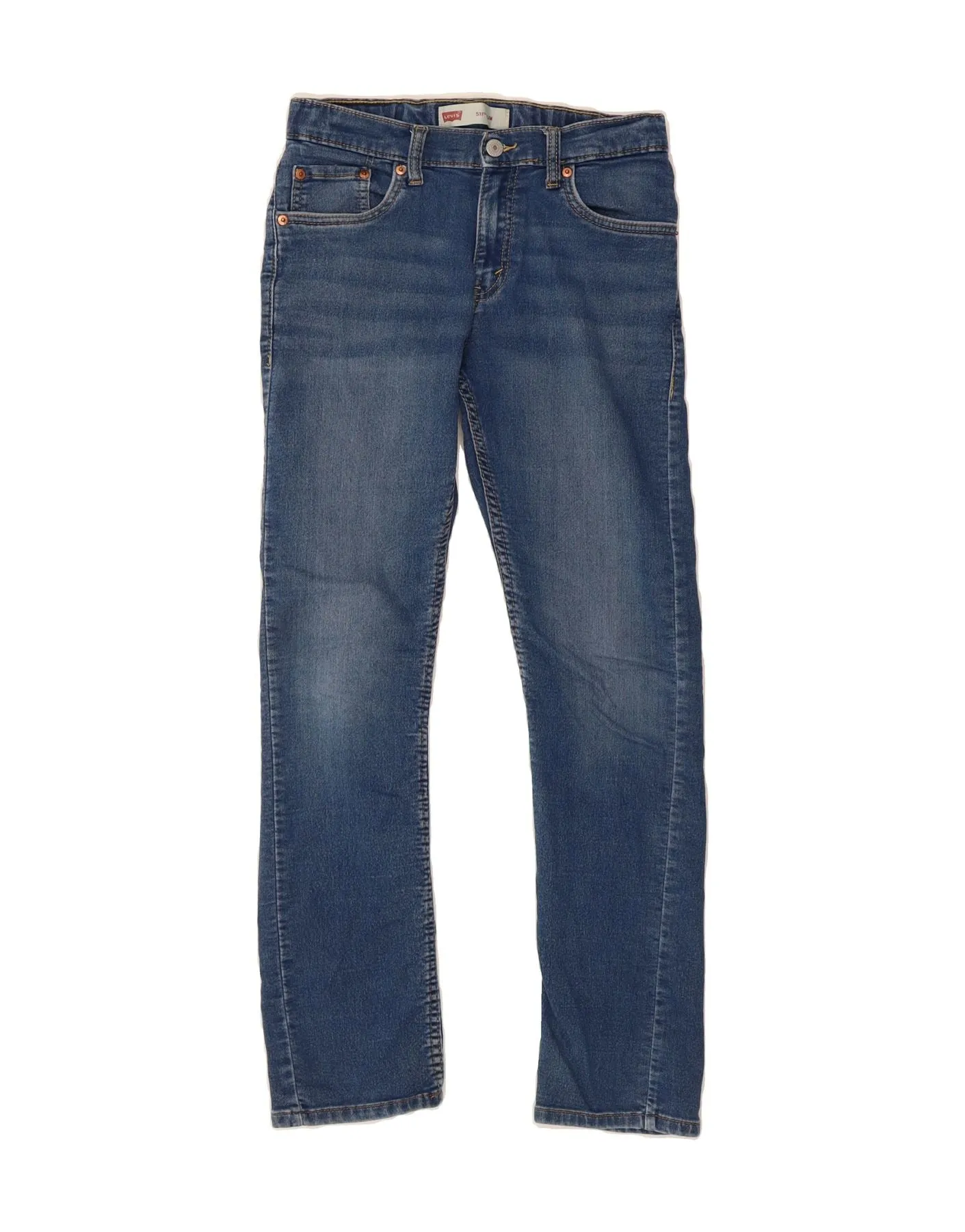 LEVI'S Girls 511 Slim Jeans 15-16 Years W28 L30 Blue Cotton