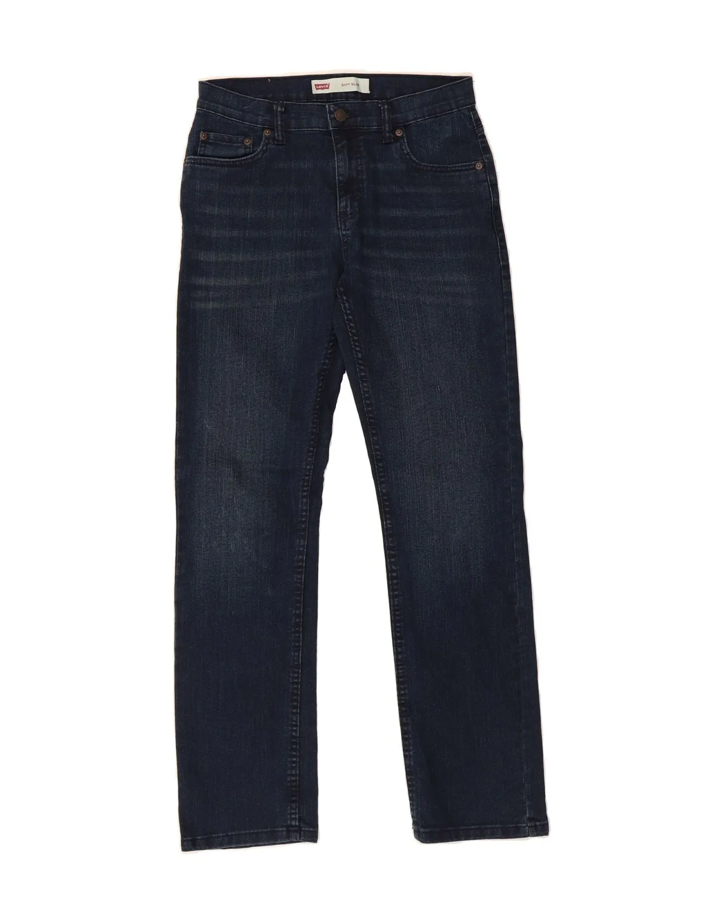 LEVI'S Girls 511 Slim Jeans 15-16 Years W29 L29 Navy Blue Cotton