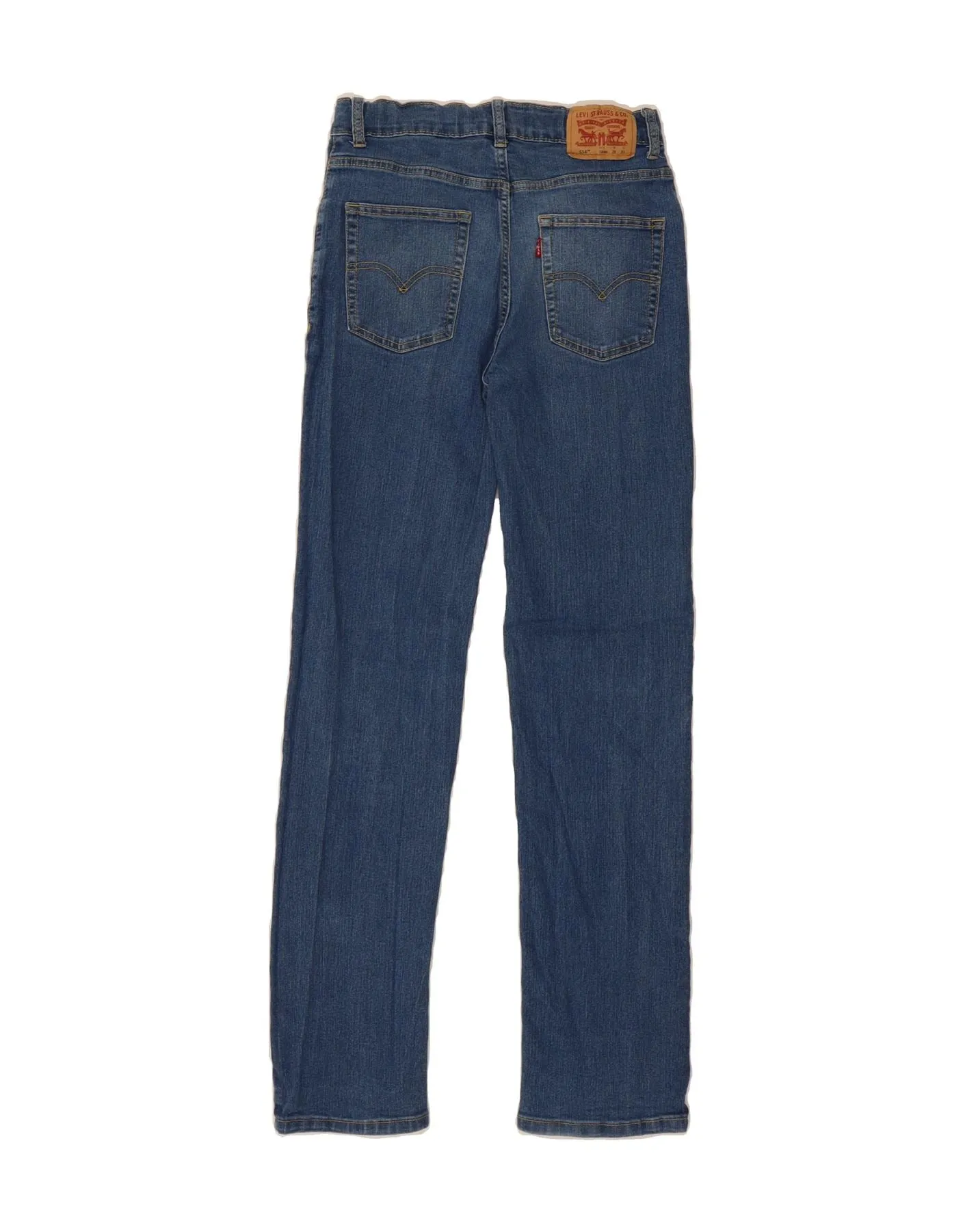 LEVI'S Girls 514 Straight Jeans 15-16 Years W29 L31 Blue Cotton