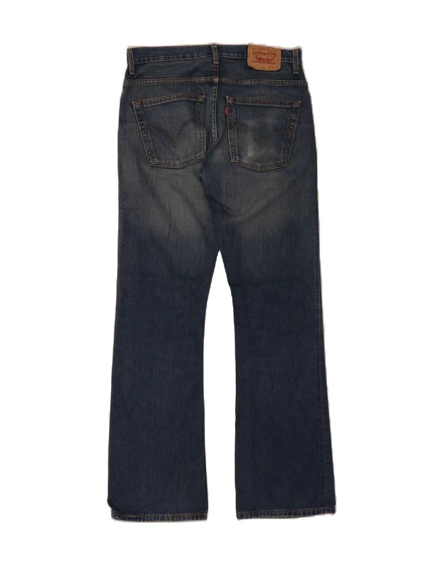 LEVI'S Mens 507 Bootcut Jeans W32 L34 Blue