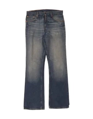 LEVI'S Mens 507 Bootcut Jeans W32 L34 Blue