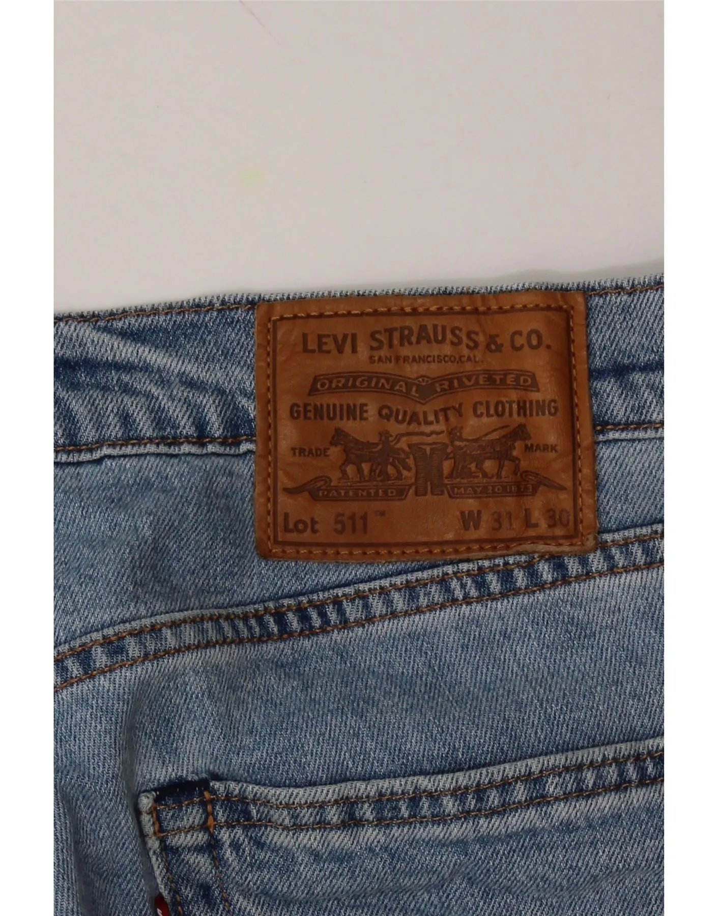 LEVI'S Mens 511 Slim Jeans W31 L30 Blue