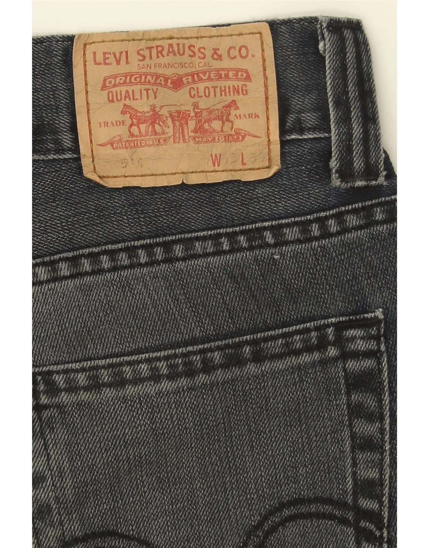 LEVI'S Mens 511 Slim Jeans W34 L33 Navy Blue