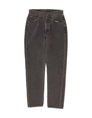 LEVI'S Womens Tapered Jeans W31 L29 Grey Cotton