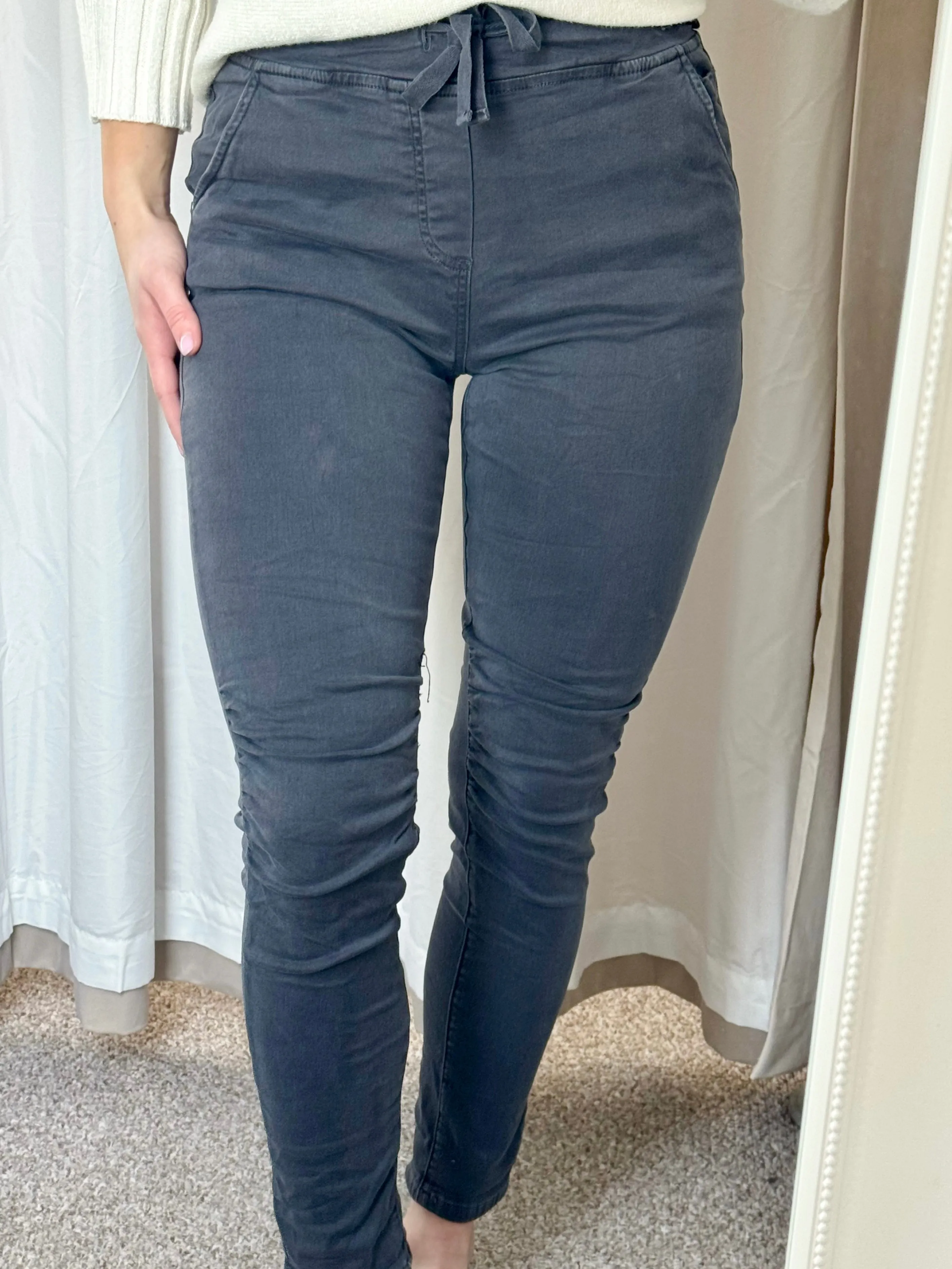 Melly & Co Charcoal Drawstring Jeans/Joggers