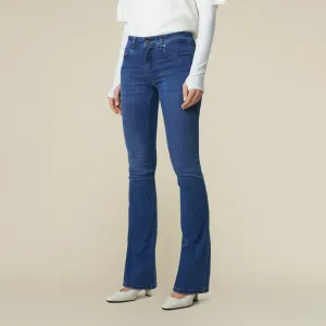 Melrose Leia Teal - Mid Rise Flare
