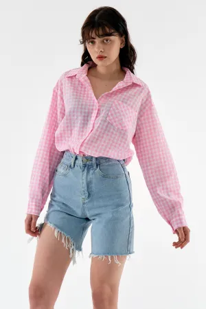 Mia Cutout Denim Shorts