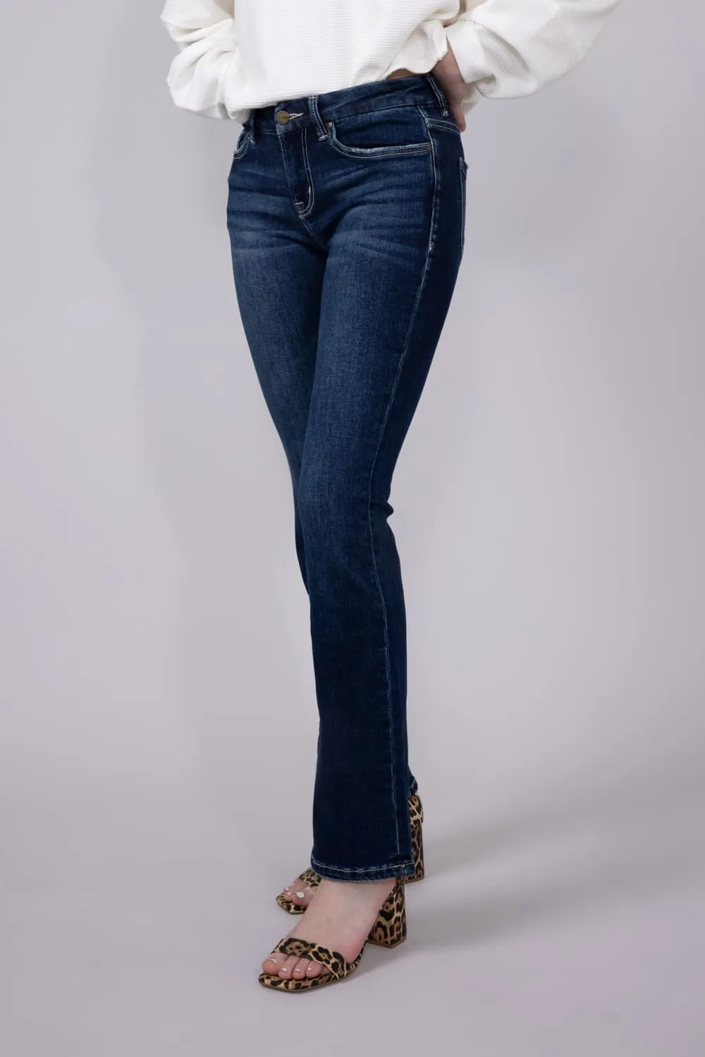 Mica Mid Rise Bootcut Jeans for Women | MDP-B511