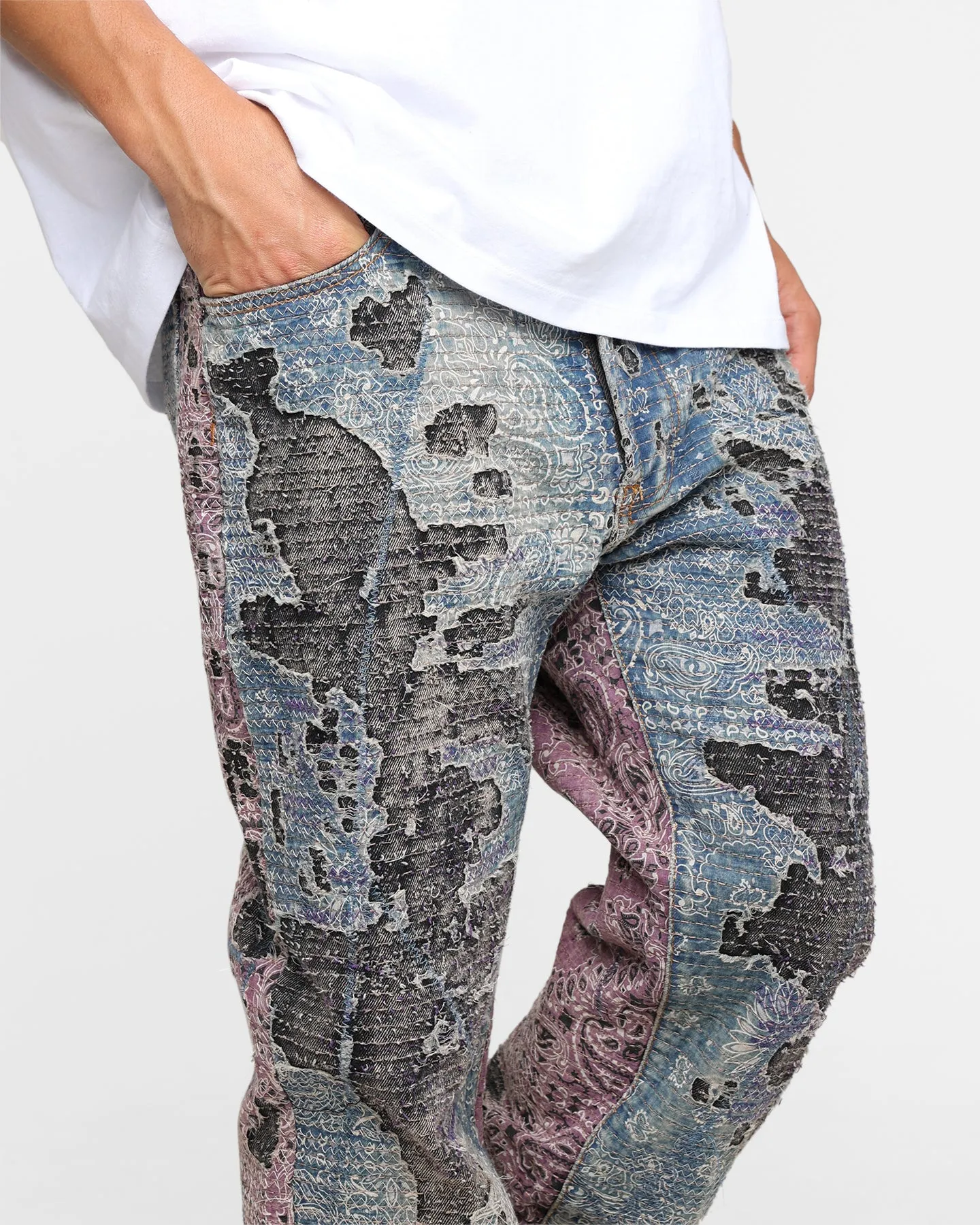 MNML V488 Boro Denim Jeans Multi